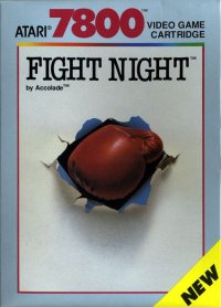 Fight Night PAL Atari 7800 PAL box art